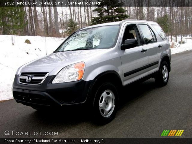2002 Honda CR-V LX 4WD in Satin Silver Metallic