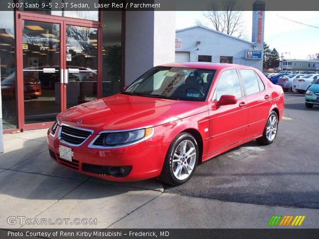 2007 Saab 9-5 2.3T Sedan in Laser Red