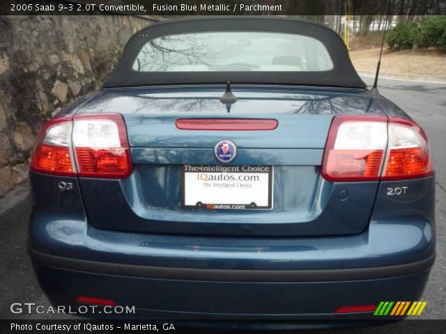 2006 Saab 9-3 2.0T Convertible in Fusion Blue Metallic
