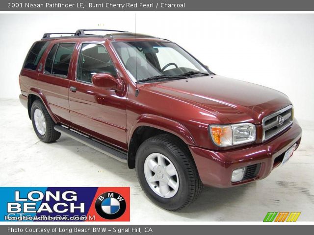 2001 Nissan Pathfinder LE in Burnt Cherry Red Pearl