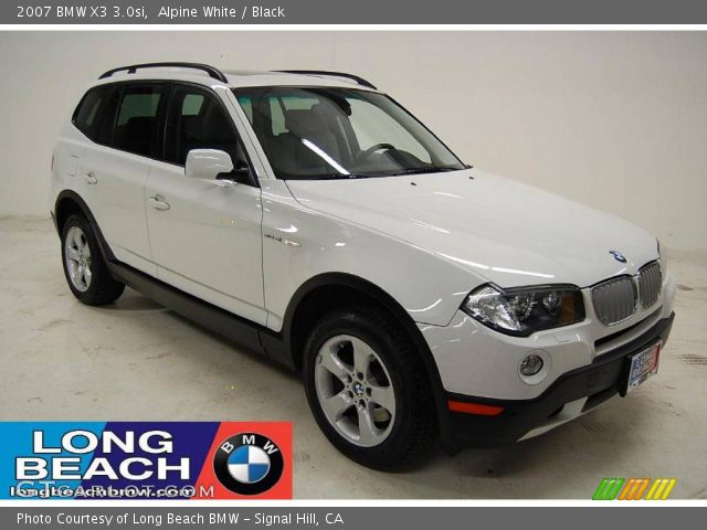 2007 BMW X3 3.0si in Alpine White