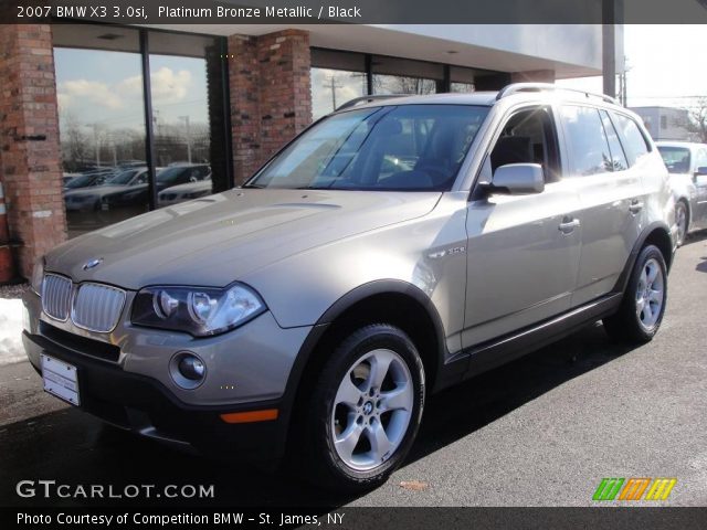 2007 BMW X3 3.0si in Platinum Bronze Metallic