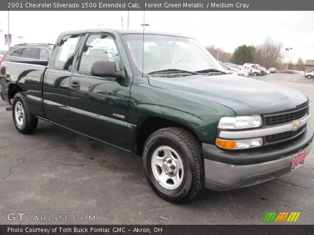 2001 Chevrolet Silverado 1500 Extended Cab in Forest Green Metallic
