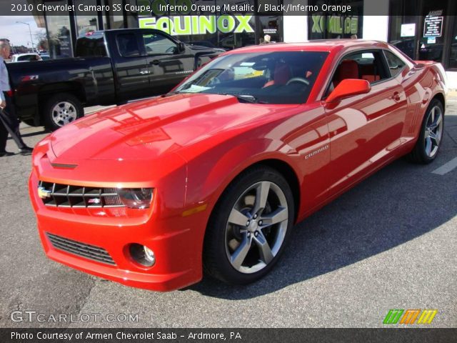 2010 Chevrolet Camaro SS Coupe in Inferno Orange Metallic