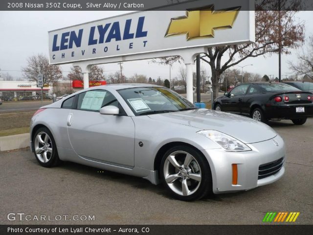 2008 Nissan 350Z Coupe in Silver Alloy