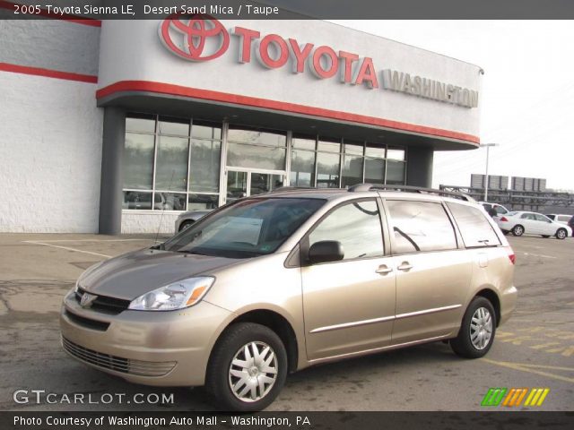 2005 Toyota Sienna LE in Desert Sand Mica