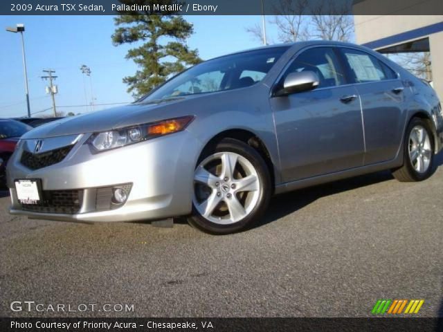 2009 Acura TSX Sedan in Palladium Metallic