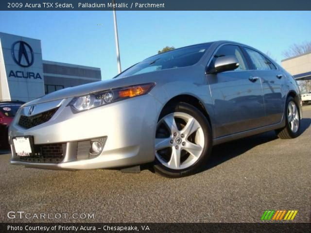 2009 Acura TSX Sedan in Palladium Metallic