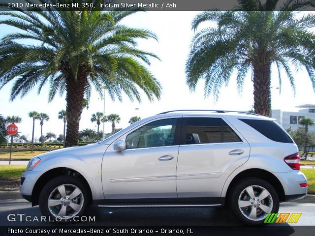 2010 Mercedes-Benz ML 350 in Iridium Silver Metallic