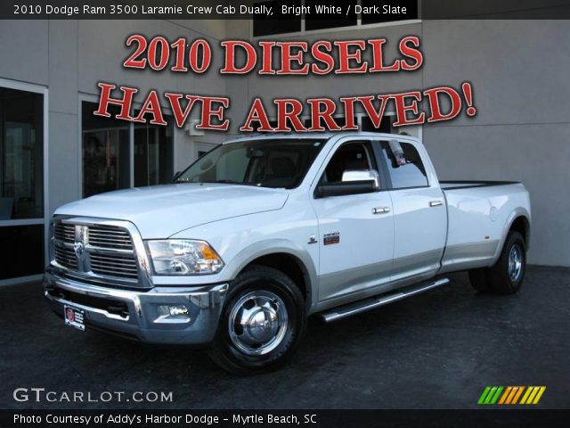 2010 Dodge Ram 3500 Laramie Crew Cab Dually in Bright White