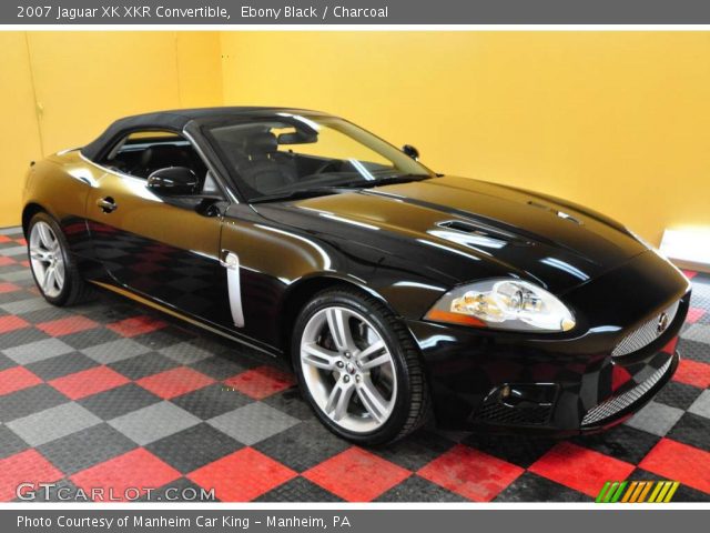 2007 Jaguar XK XKR Convertible in Ebony Black