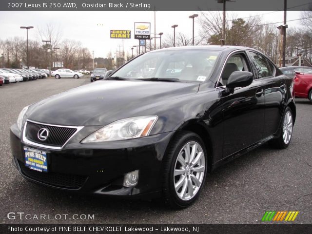 2007 Lexus IS 250 AWD in Obsidian Black