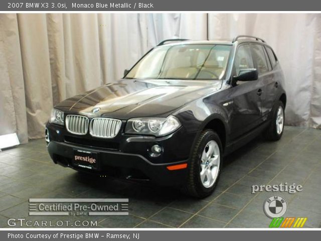 2007 BMW X3 3.0si in Monaco Blue Metallic