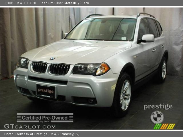 2006 BMW X3 3.0i in Titanium Silver Metallic