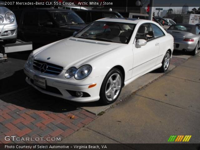 2007 Mercedes-Benz CLK 550 Coupe in Arctic White