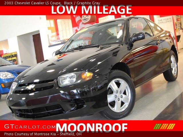 2003 Chevrolet Cavalier LS Coupe in Black