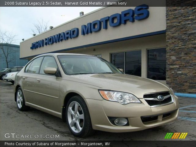 2008 Subaru Legacy 2.5i Sedan in Harvest Gold Metallic
