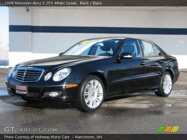 2008 Mercedes-Benz E 350 4Matic Sedan in Black