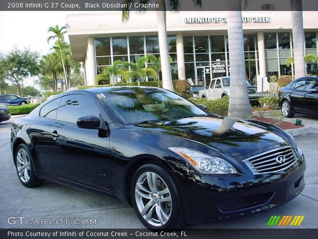 2008 Infiniti G 37 Coupe in Black Obsidian