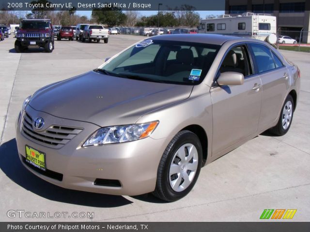2008 Toyota Camry LE in Desert Sand Mica