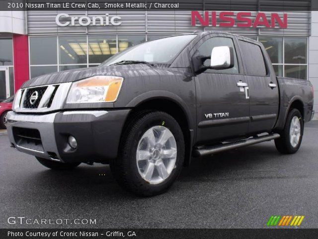 2010 Nissan Titan LE Crew Cab in Smoke Metallic