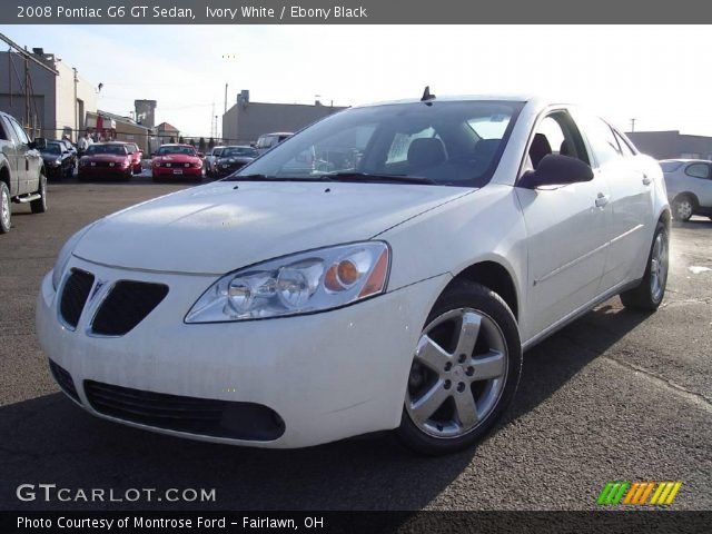 2008 Pontiac G6 GT Sedan in Ivory White