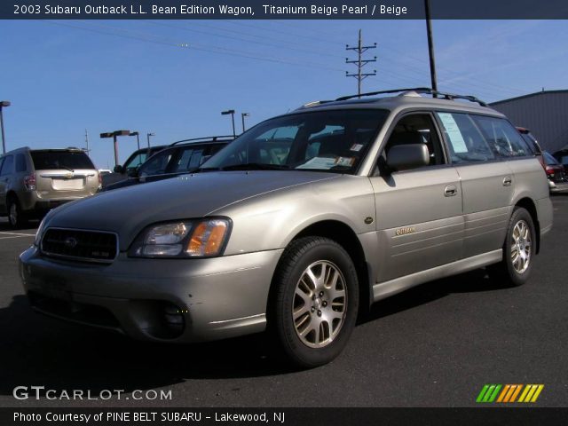 2003 Subaru Outback L.L. Bean Edition Wagon in Titanium Beige Pearl