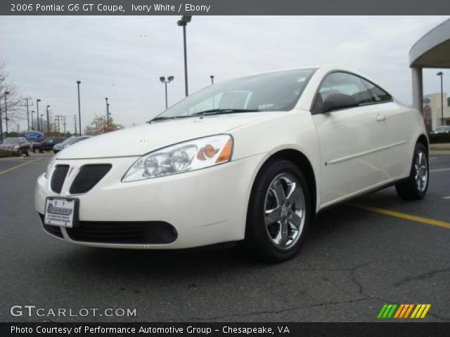 2006 Pontiac G6 GT Coupe in Ivory White