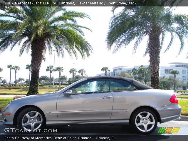 2007 Mercedes-Benz CLK 550 Cabriolet in Pewter Metallic