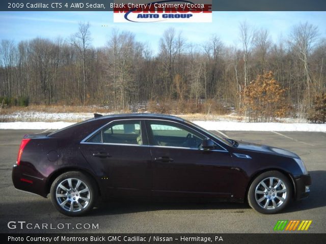 2009 Cadillac CTS 4 AWD Sedan in Black Cherry
