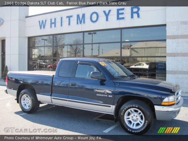2001 Dodge Dakota SLT Club Cab in Patriot Blue Pearl