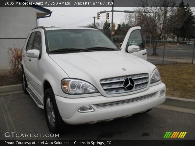 Alabaster White 2005 Mercedes Benz Ml 350 4matic Java