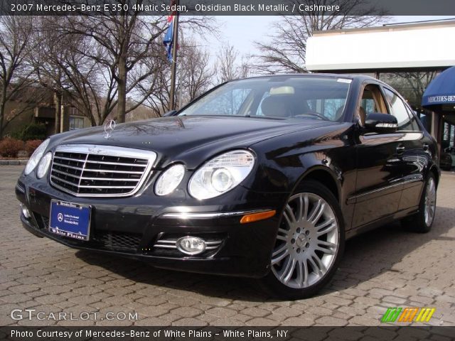 2007 Mercedes-Benz E 350 4Matic Sedan in Obsidian Black Metallic