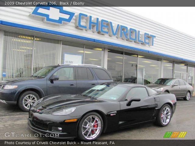 2009 Chevrolet Corvette Z06 in Black