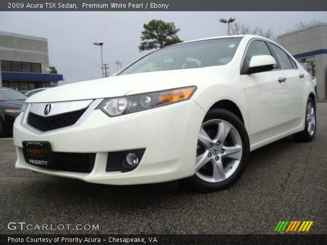 2009 Acura TSX Sedan in Premium White Pearl
