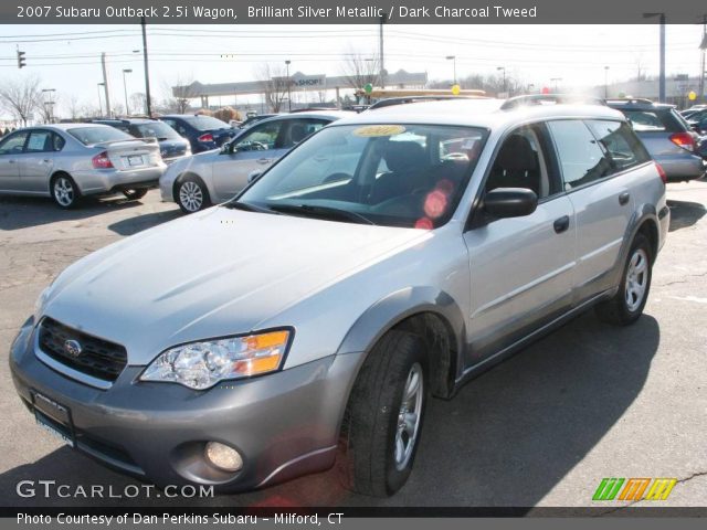 2007 Subaru Outback 2.5i Wagon in Brilliant Silver Metallic