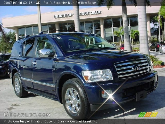 2007 Infiniti QX 56 4WD in Pacific Sapphire Blue