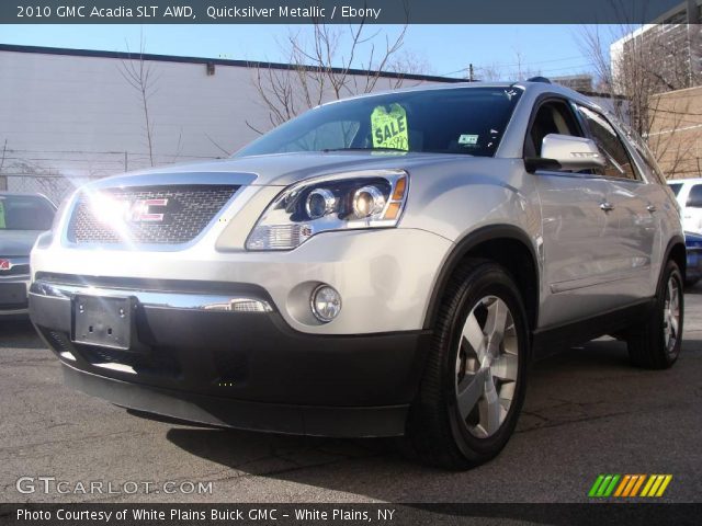 2010 GMC Acadia SLT AWD in Quicksilver Metallic