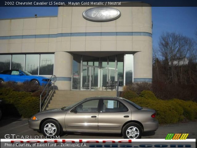 2002 Chevrolet Cavalier LS Sedan in Mayan Gold Metallic