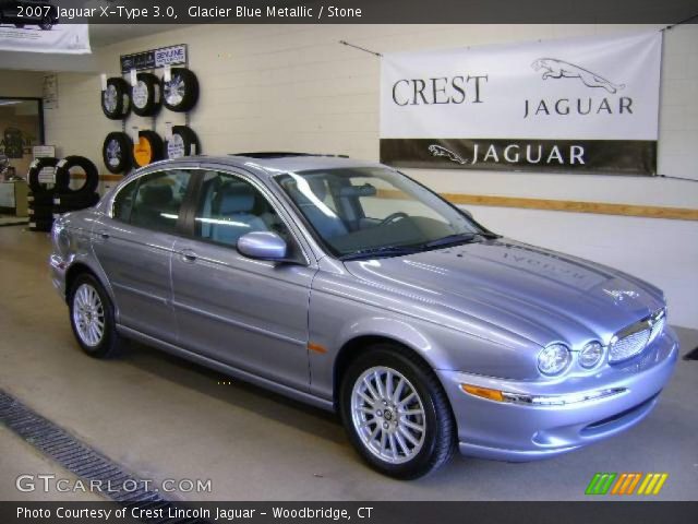 2007 Jaguar X-Type 3.0 in Glacier Blue Metallic