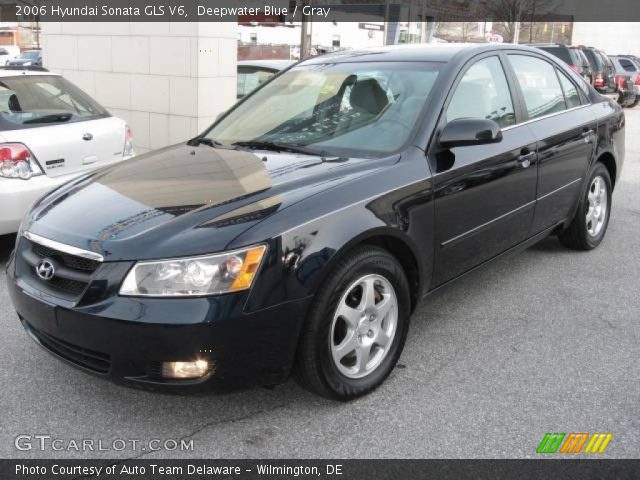 2006 Hyundai Sonata GLS V6 in Deepwater Blue