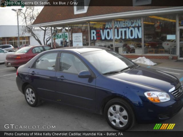 2008 Kia Spectra EX Sedan in Ice Blue