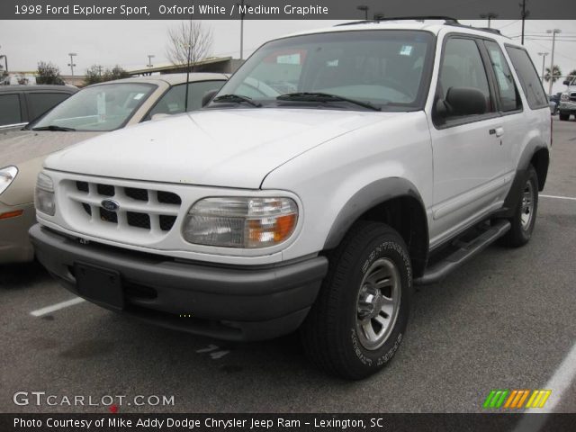 1998 Ford Explorer Sport in Oxford White