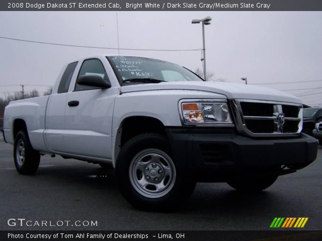 2008 Dodge Dakota ST Extended Cab in Bright White