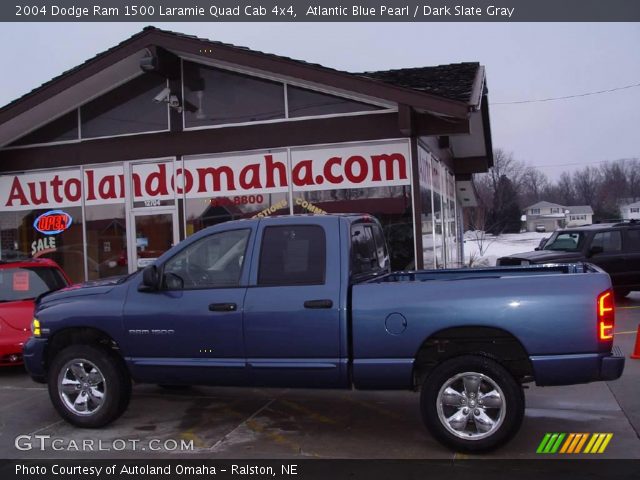 2004 Dodge Ram 1500 Laramie Quad Cab 4x4 in Atlantic Blue Pearl