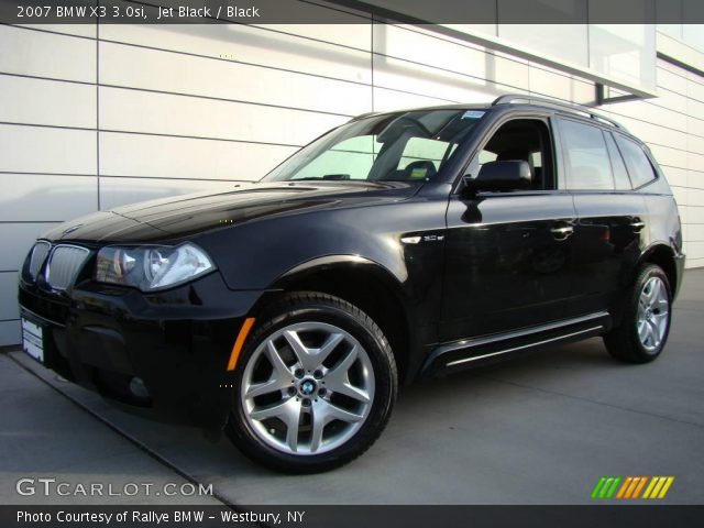 2007 BMW X3 3.0si in Jet Black