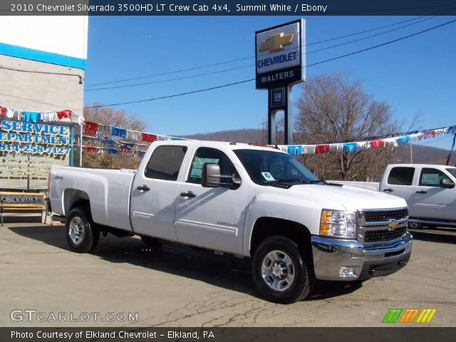 2010 Chevrolet Silverado 3500HD LT Crew Cab 4x4 in Summit White