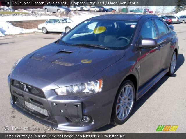 2010 Mitsubishi Lancer Evolution GSR in Graphite Gray Pearl