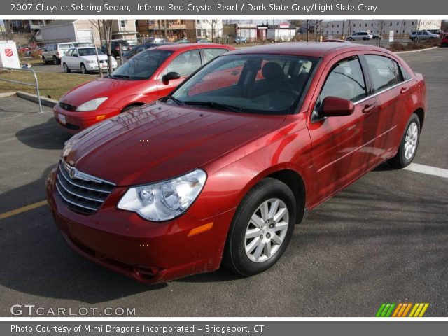 2007 Chrysler Sebring Sedan in Inferno Red Crystal Pearl