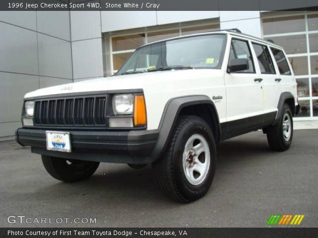 1996 Jeep Cherokee Sport 4WD in Stone White